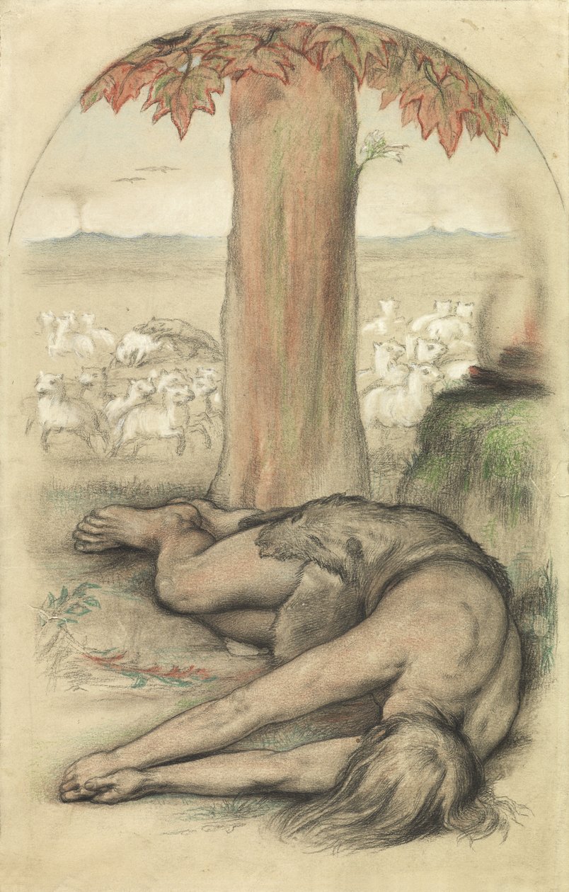 Allegory of idleness by Frederic James Shields