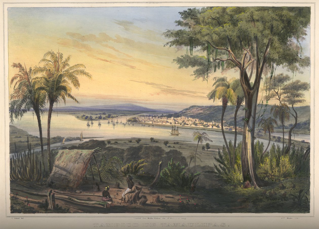 View of Tampico, Tamaulipas by Frederic Mialhe