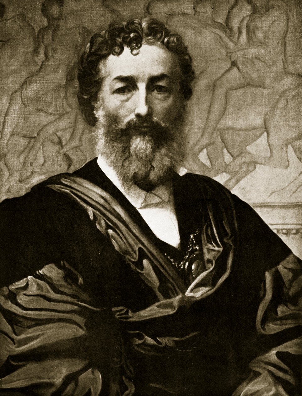 Self Portrait by Frederic (after) Leighton