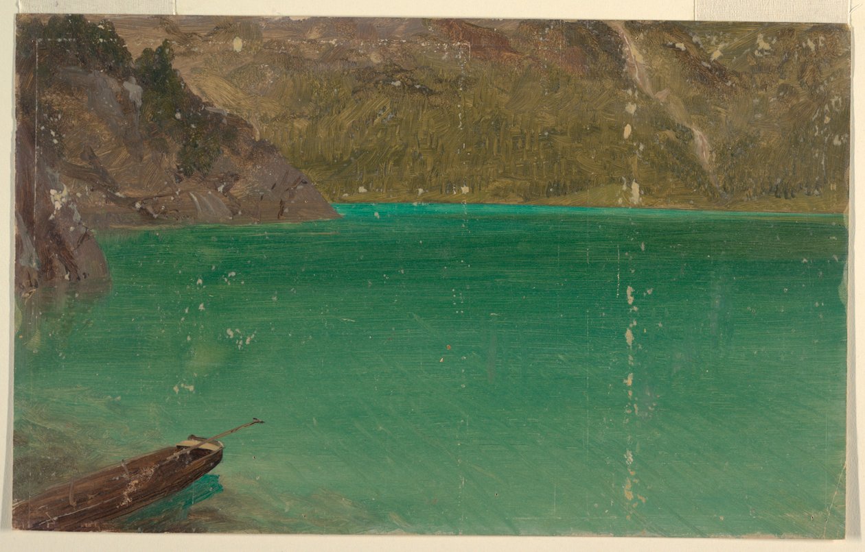 Alpine Lake (Bavaria or Switzerland) by Frederic Edwin Church
