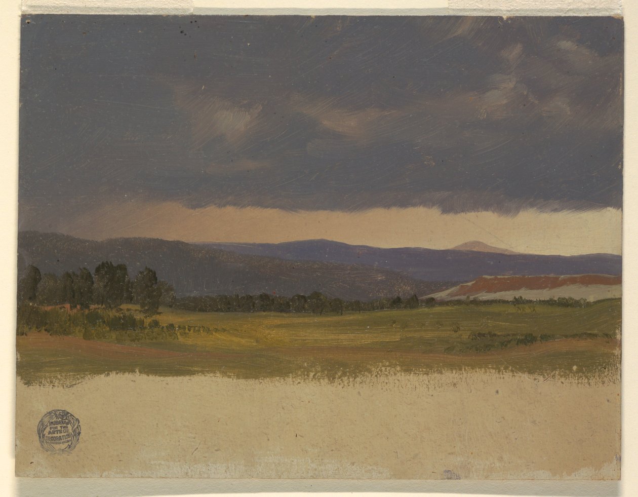 Blue Hill under Low Clouds by Frederic Edwin Church