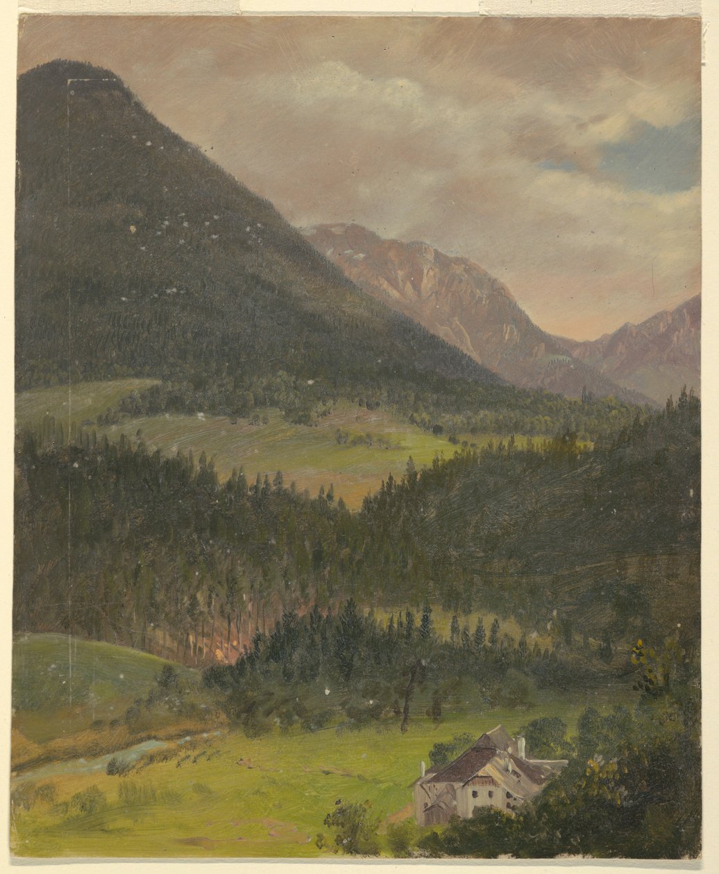 Bavarian Alps Landscape, 1868 by Frederic Edwin Church