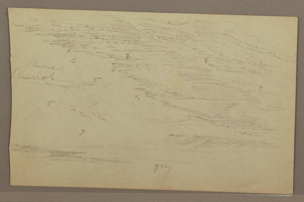Cloud Study, 1860s by Frederic Edwin Church