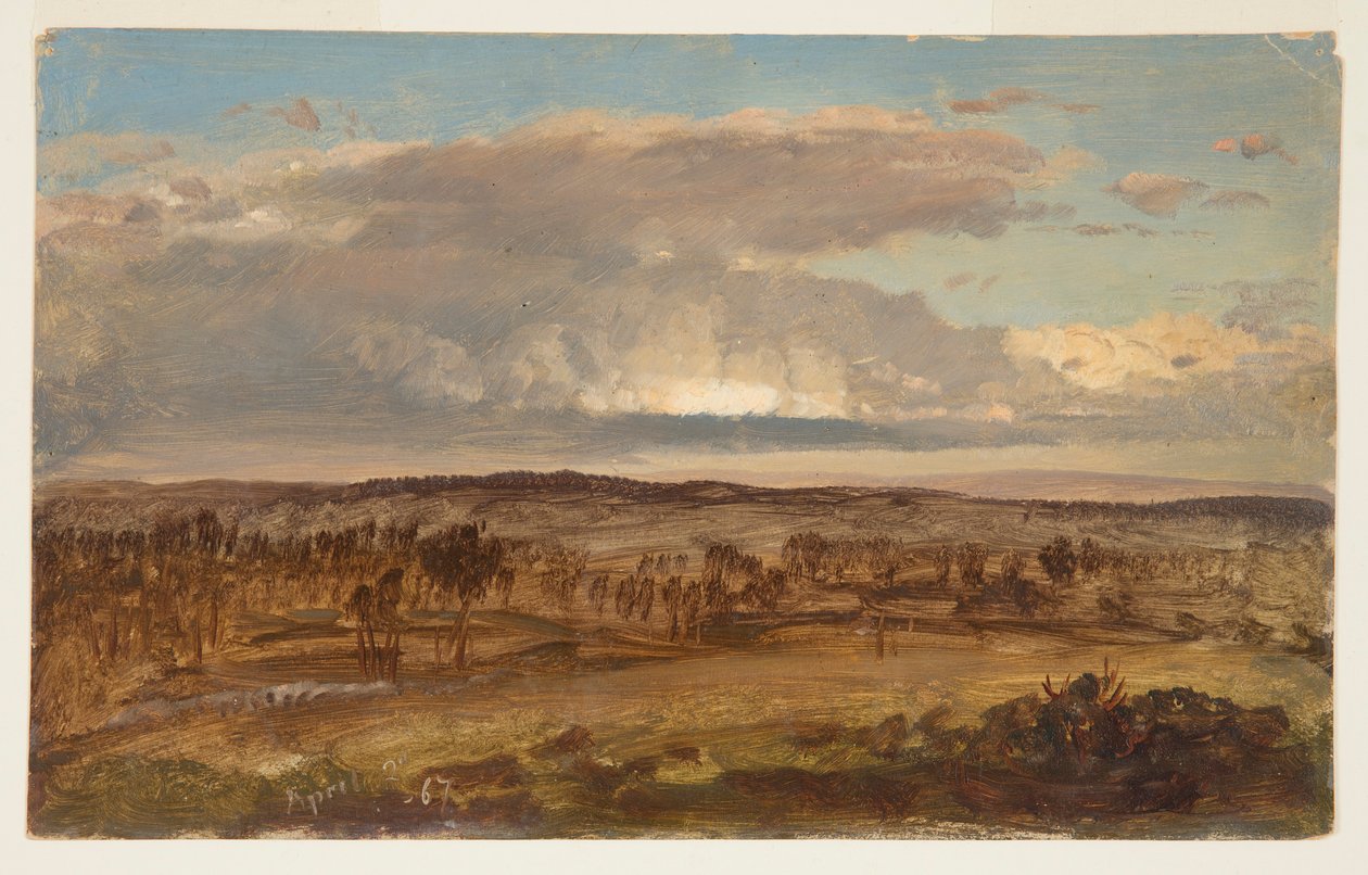 Hudson Valley, April 1867 by Frederic Edwin Church