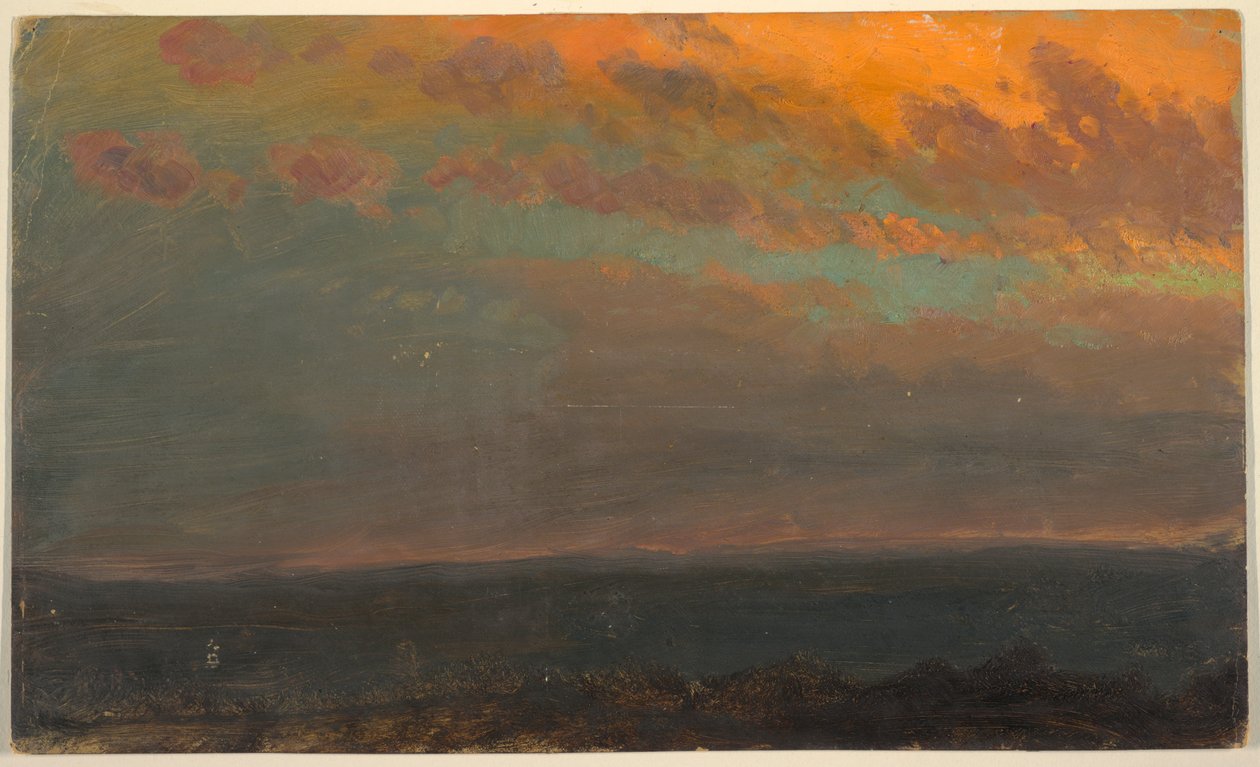 Hudson Valley at Sunset, 1870–80 by Frederic Edwin Church