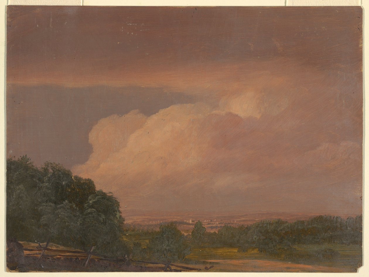Landscape (Possibly Hudson Valley), 1860–70 by Frederic Edwin Church