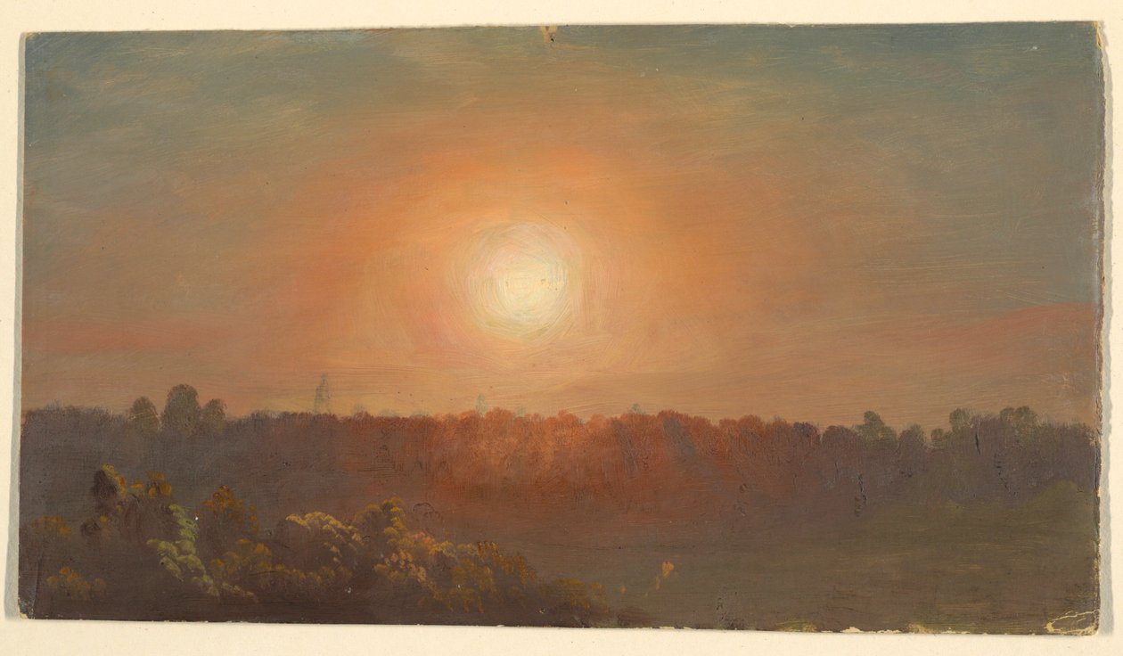 Landscape at Sunset, 1860–70 by Frederic Edwin Church