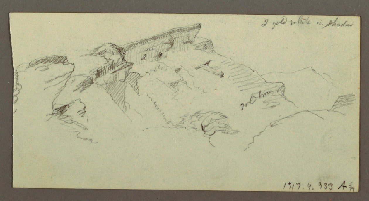 Mountain Peaks, possibly 1868 by Frederic Edwin Church