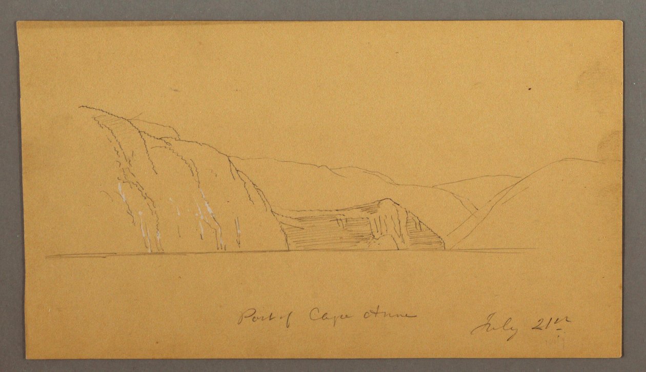 Mountainous bay, July 21, 1859 by Frederic Edwin Church