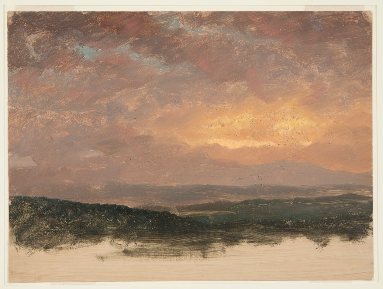 Sunset Over the Catskills, 1870–80 by Frederic Edwin Church