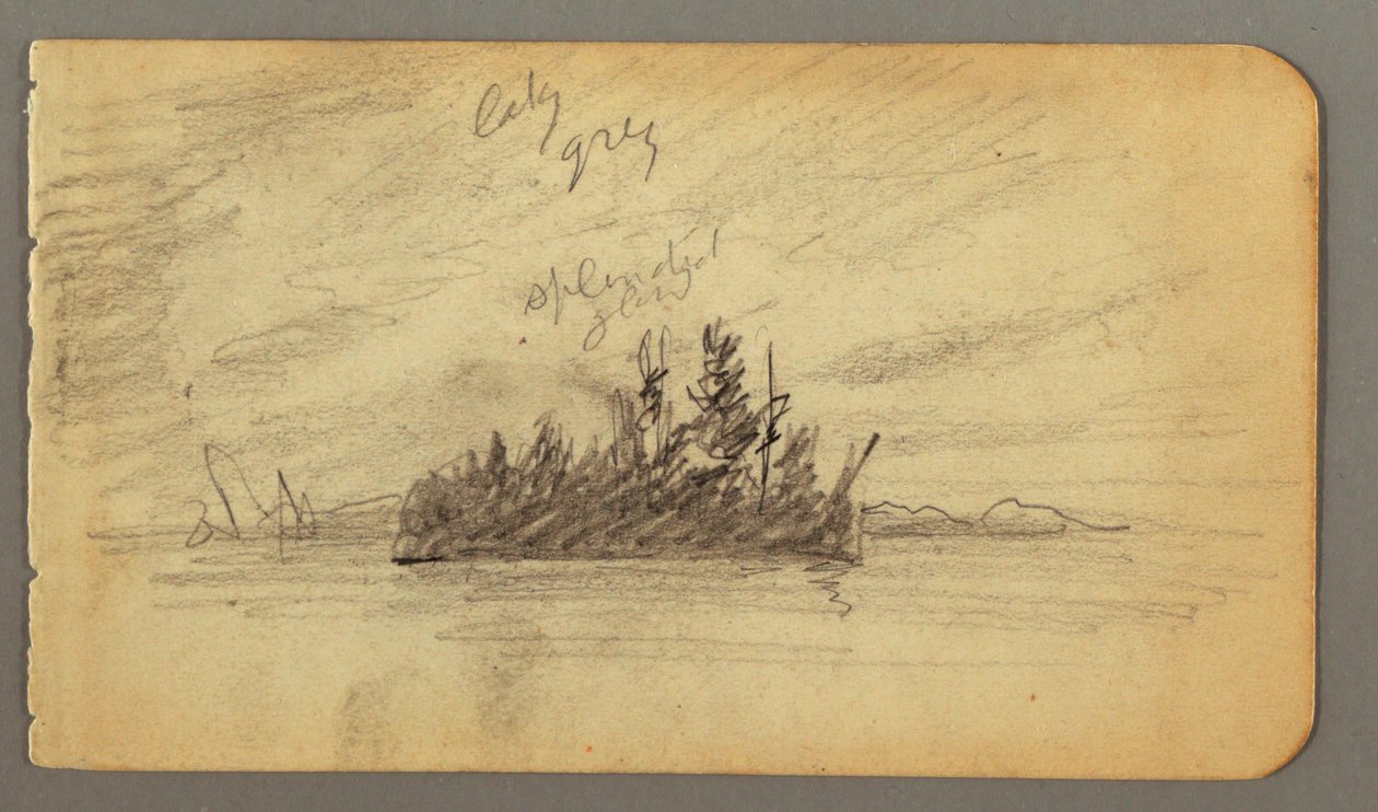 Wooded Island by Frederic Edwin Church