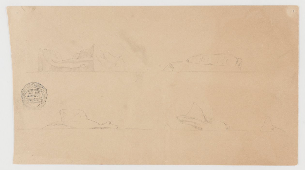 Floating Icebergs by Frederic Edwin Church