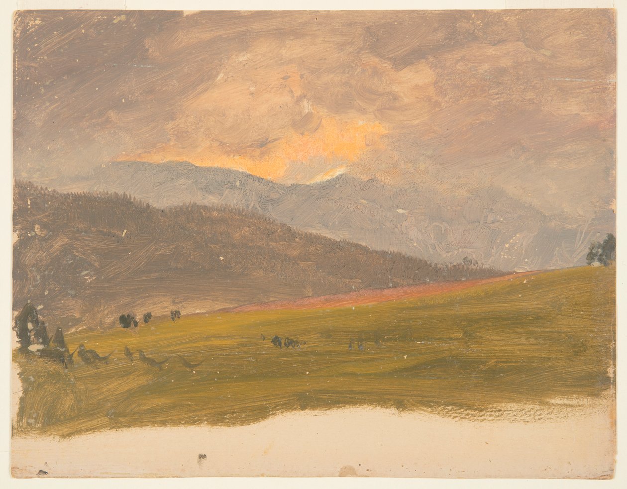 Landscape, Hudson Valley by Frederic Edwin Church