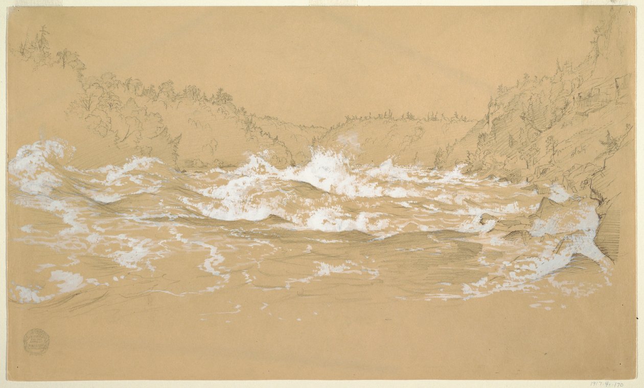 Niagara River Gorge by Frederic Edwin Church