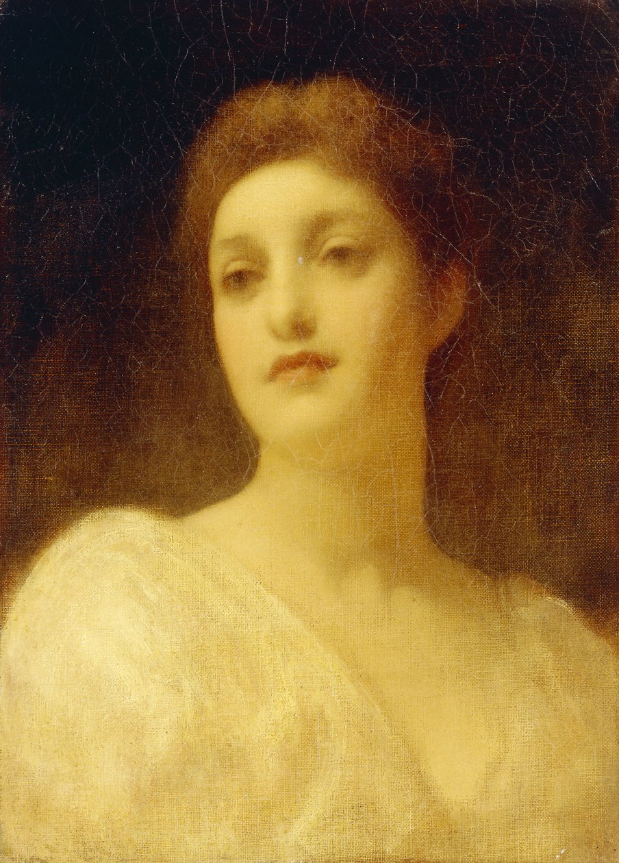 The Head of a Girl by Frederic Leighton