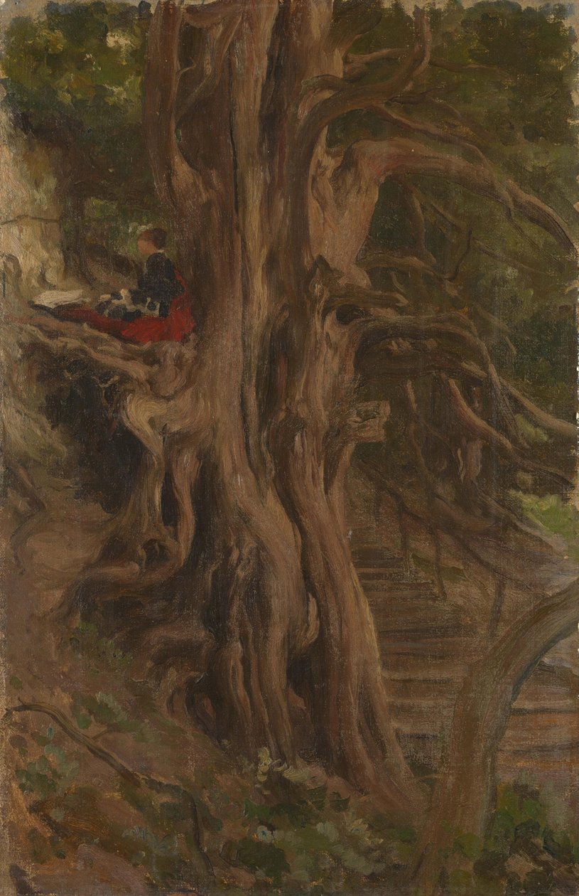 Trees at Cliveden by Frederic Leighton 1st Baron Leighton