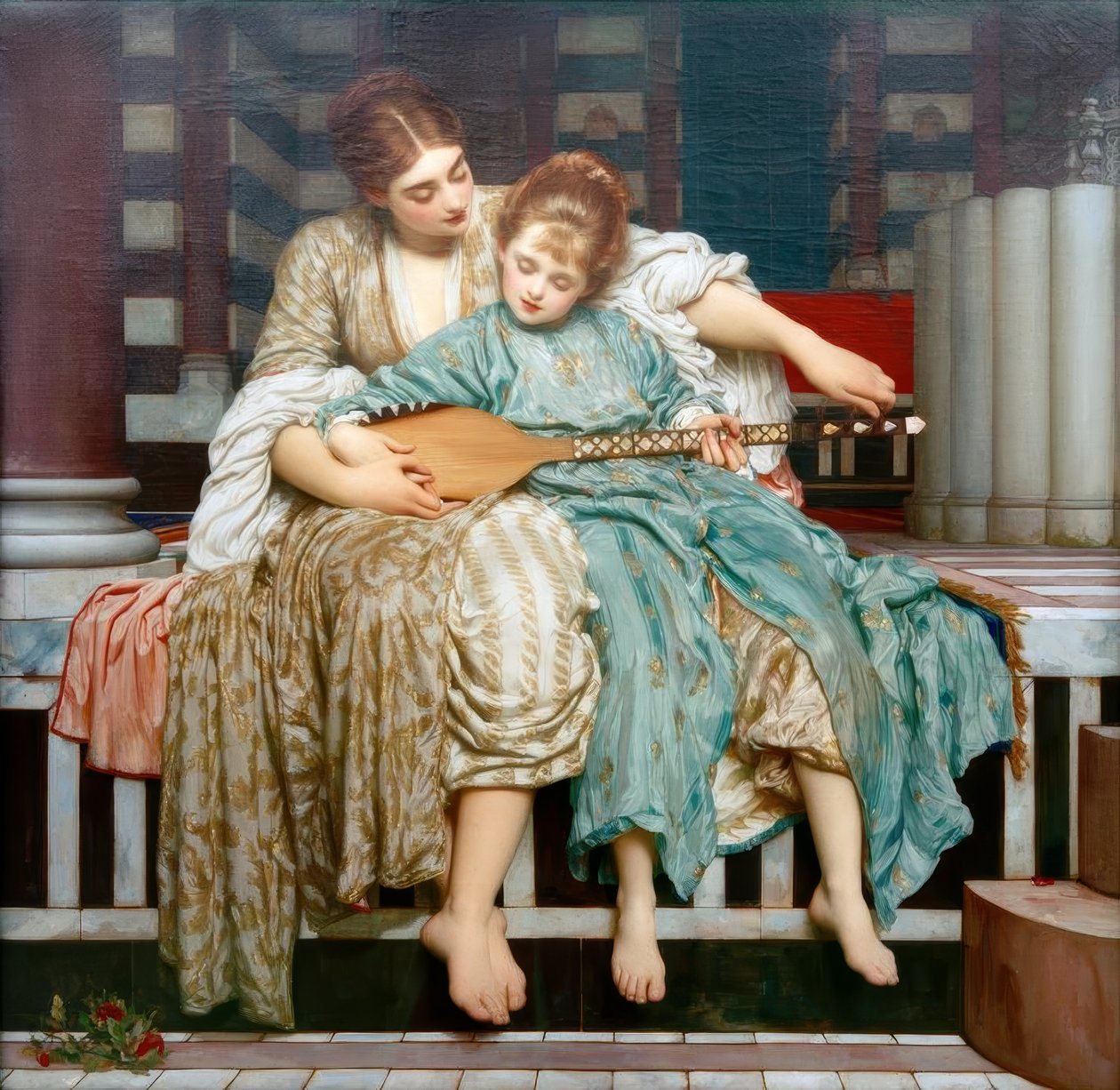 Music Lesson by Frederic Lord Leighton