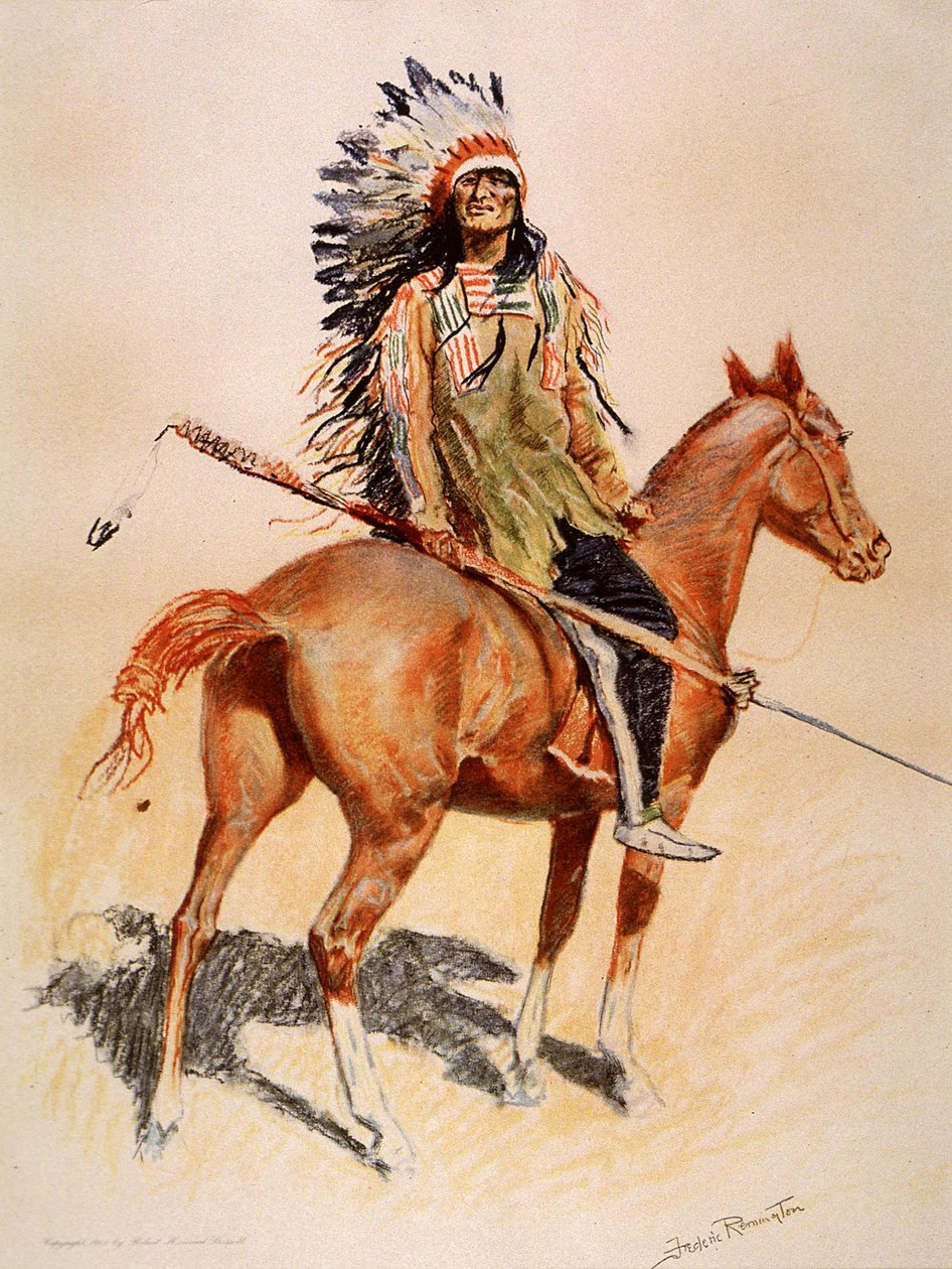 A Sioux Chief by Frederic Remington