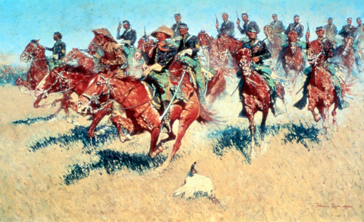 On the Southern Plains by Frederic Remington