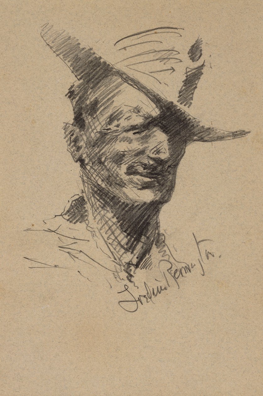 Self Portrait by Frederic Remington
