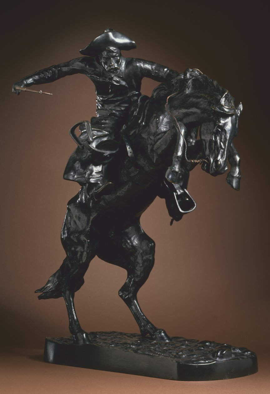 The Bronco Buster by Frederic Remington