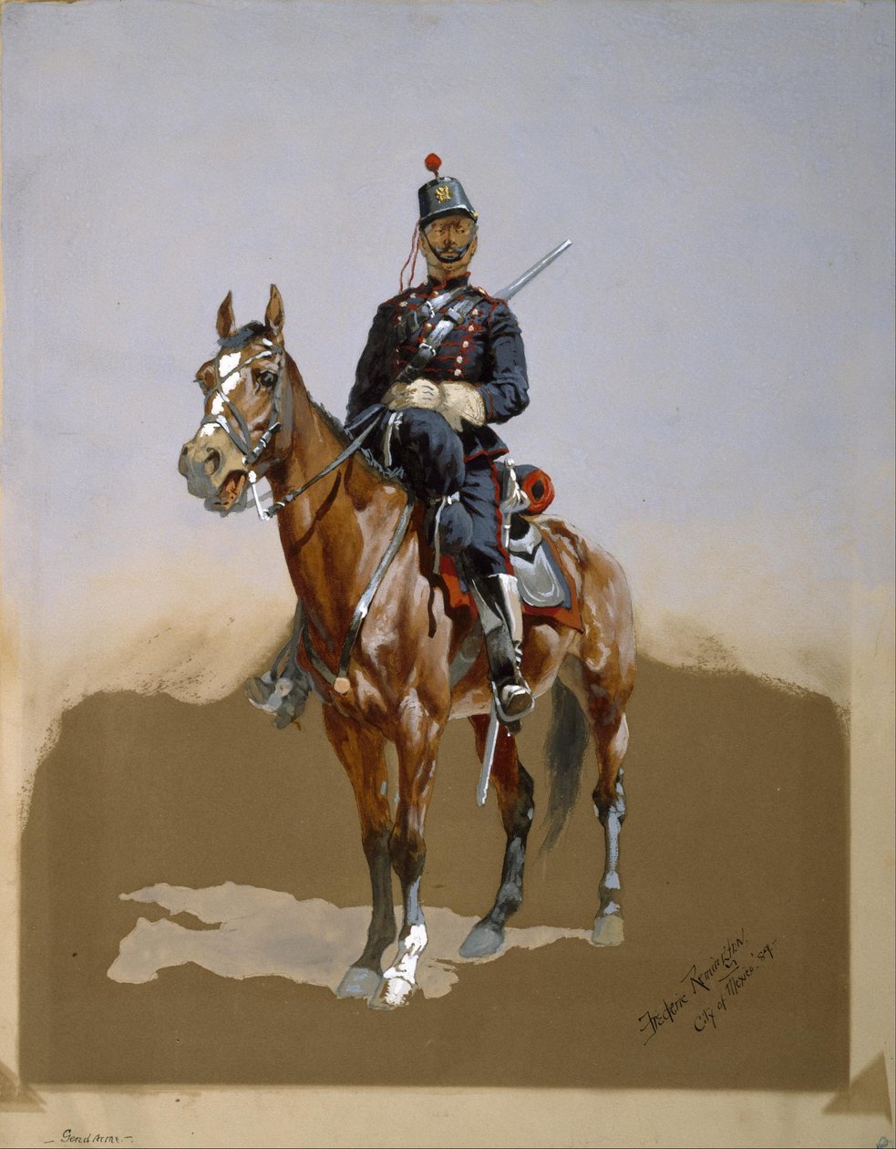 The Gendarme by Frederic Remington