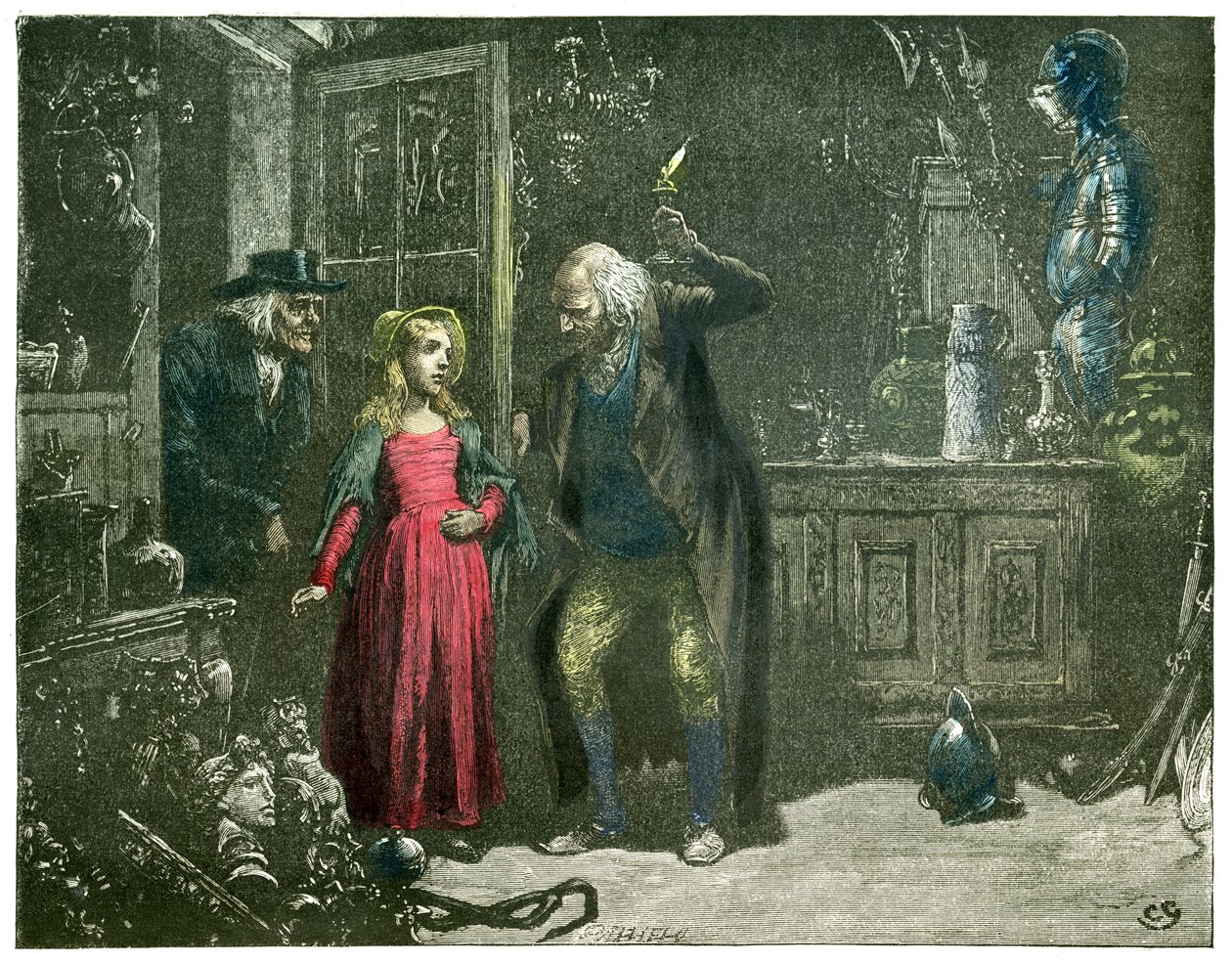 The Old Curiosity Shop by Charles Dickens by Frederick Barnard
