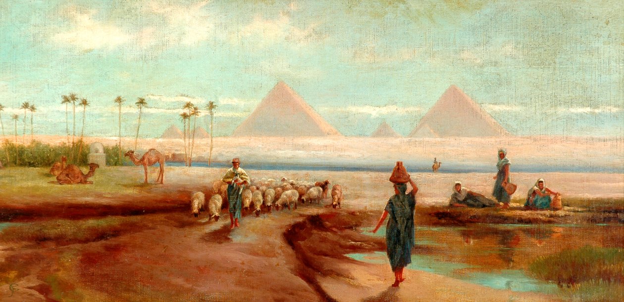 Outside Cairo by Frederick Goodall