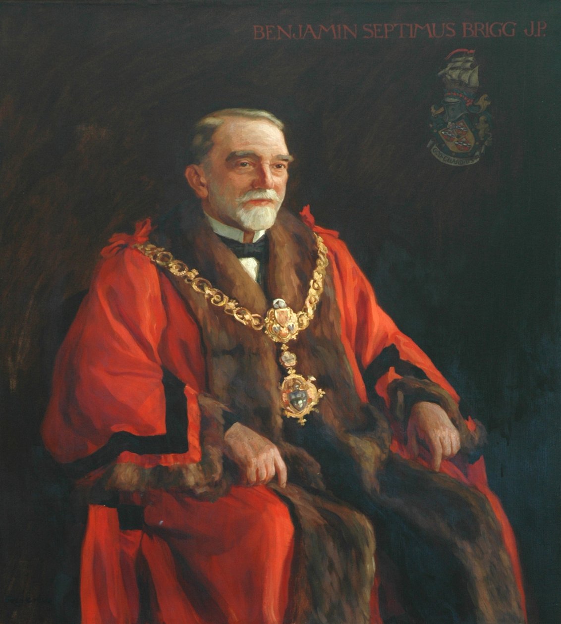 Benjamin Septimus Brigg, First Mayor of Keighley by Frederick Stead