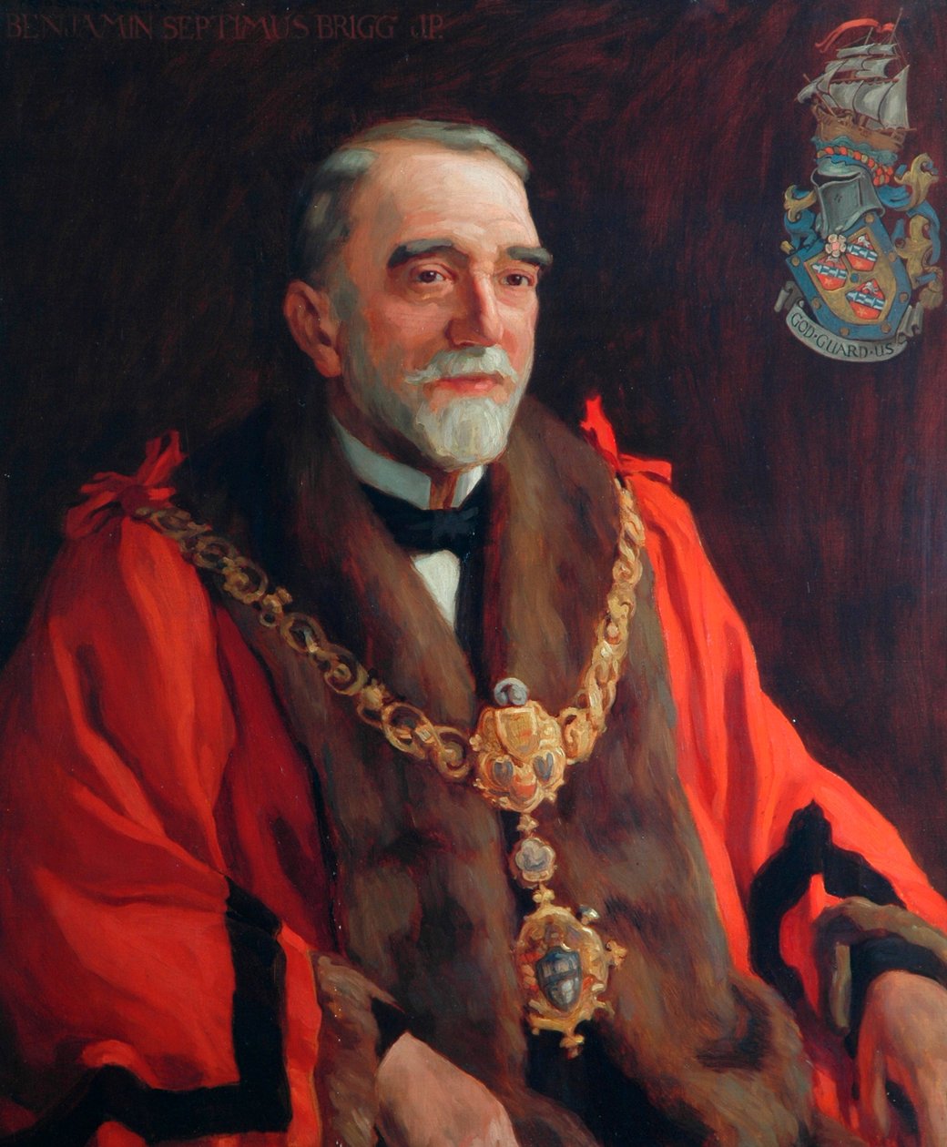 Benjamin Septimus Brigg, First Mayor of Kighley by Frederick Stead