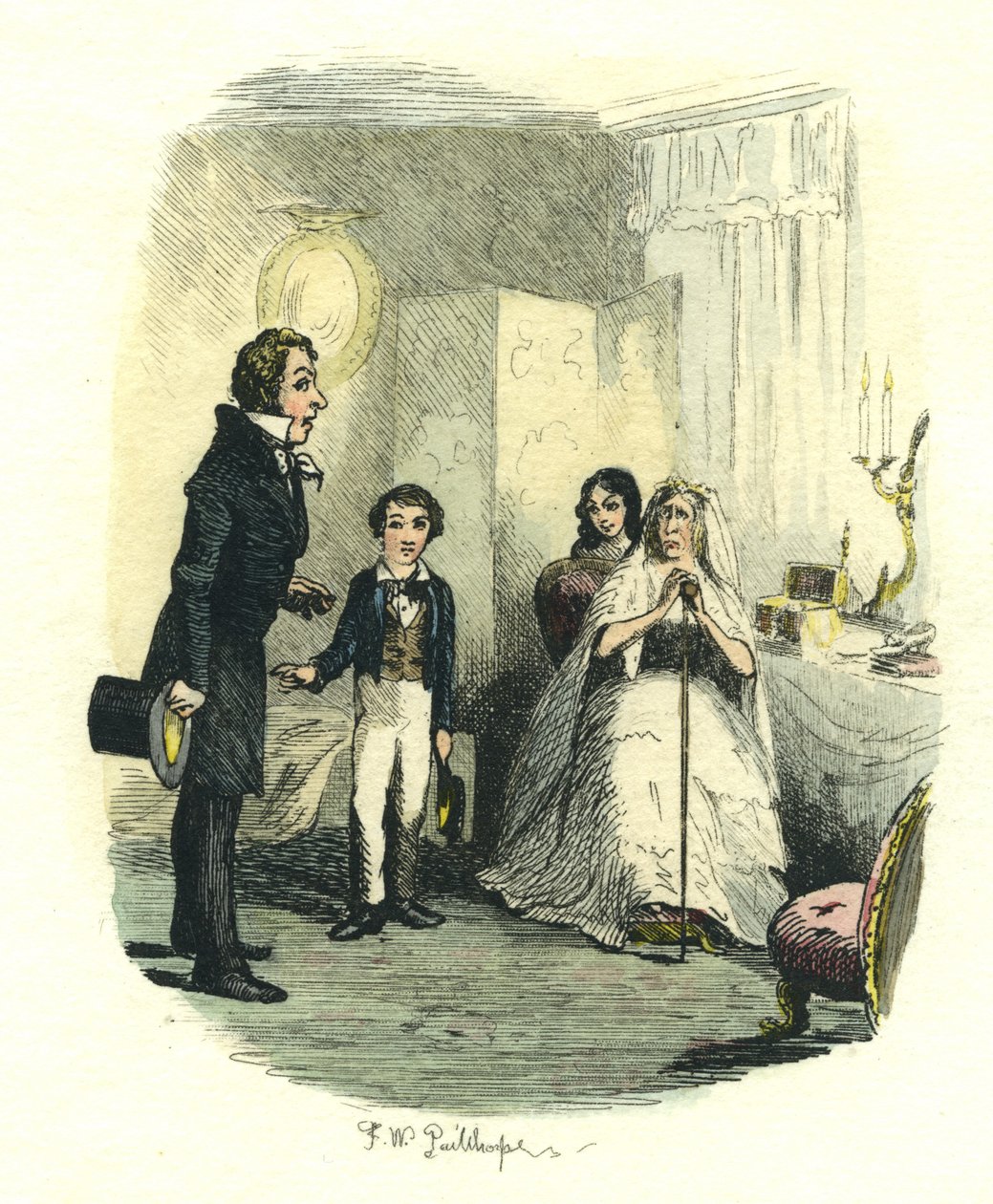 This is very liberal on your part Pip, Great Expectations, c.1885 by Frederick W. Pailthorpe