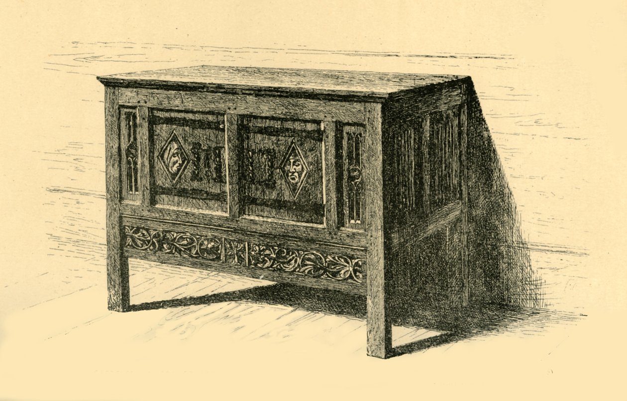 Oak Chest by Frederick Albert Slocombe