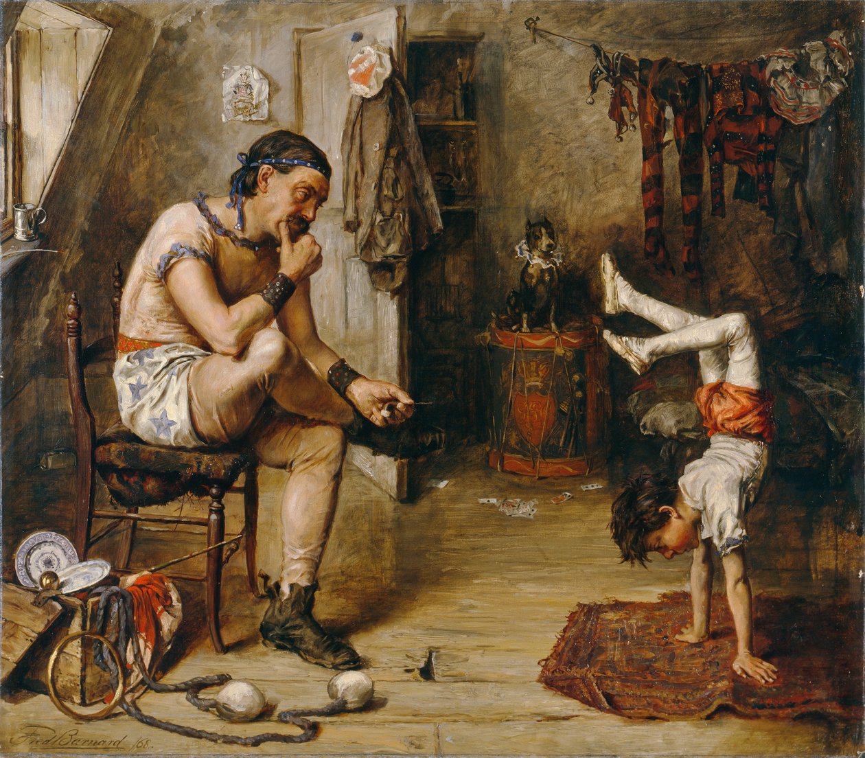 A Dress Rehearsal by Frederick Barnard