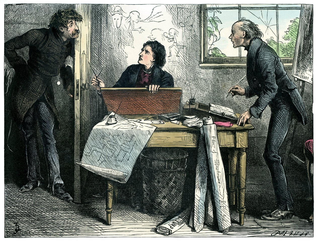 Martin Chuzzlewit by Charles Dickens by Frederick Barnard