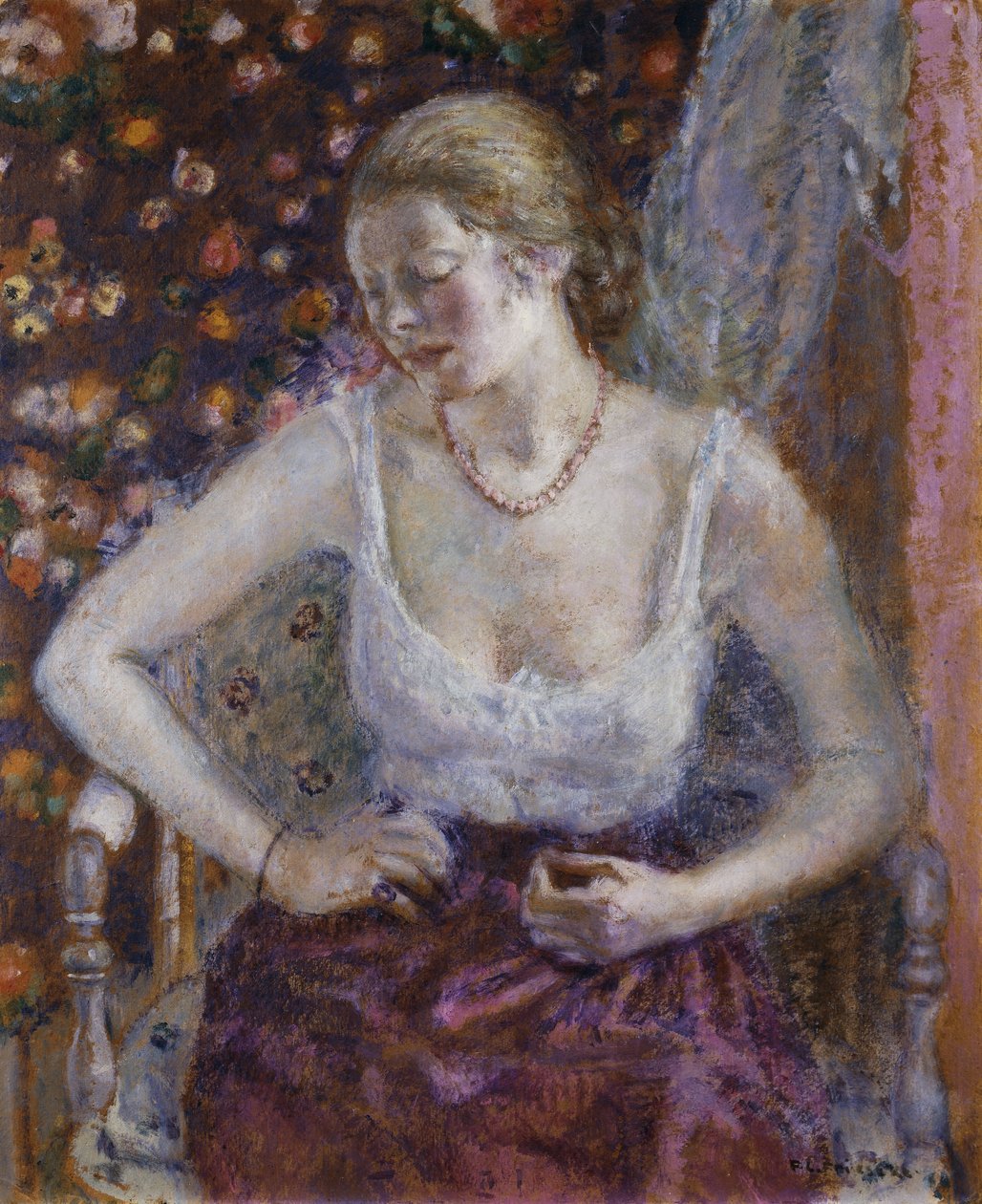 Woman Dressing by Frederick Carl Frieseke