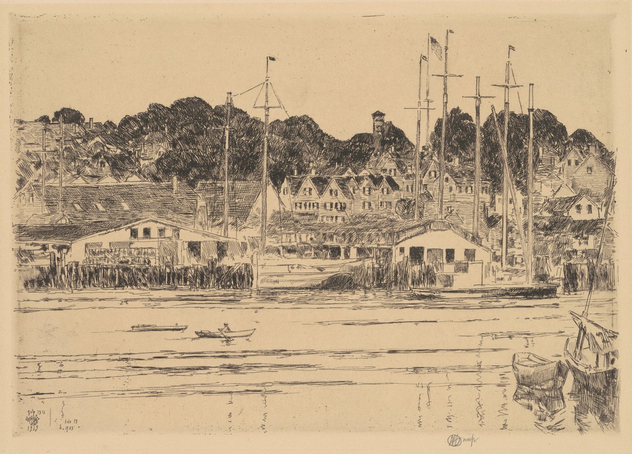 Inner Harbor, Gloucester by Frederick Childe Hassam