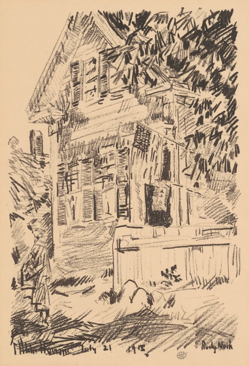 The Service Flag by Frederick Childe Hassam