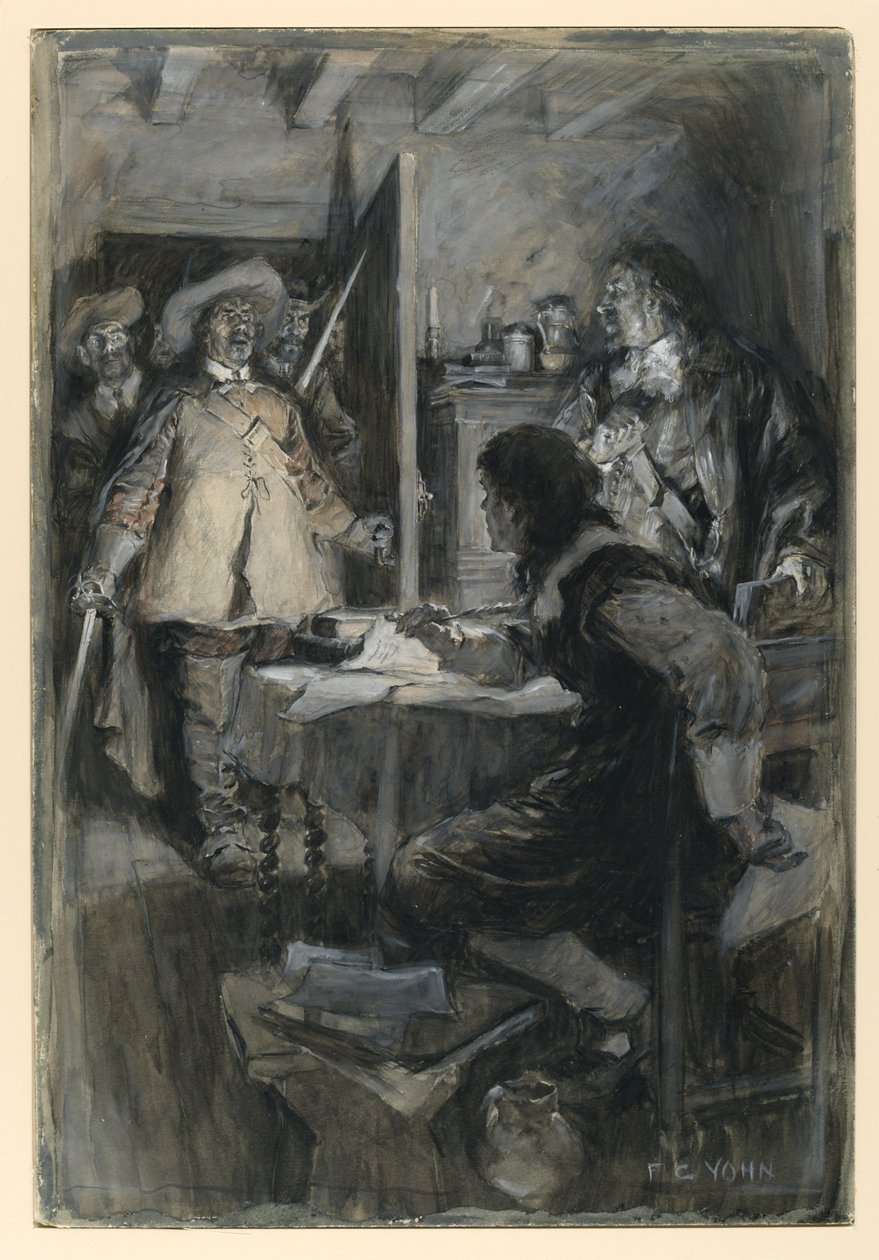 Arrest of Major Wildman by Frederick Coffay Yohn