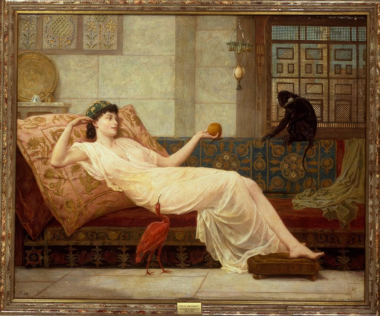 Frederick Goodall, Dolce far niente / Painting, 1889 by Frederick Goodall