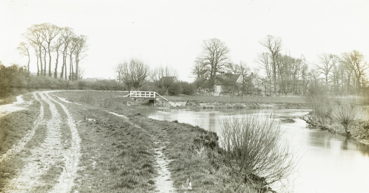 Kelmscott Manor: From the Thames by Frederick H. Evans