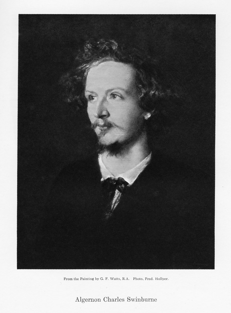 Algernon Charles Swinburne, English poet by Frederick Hollyer