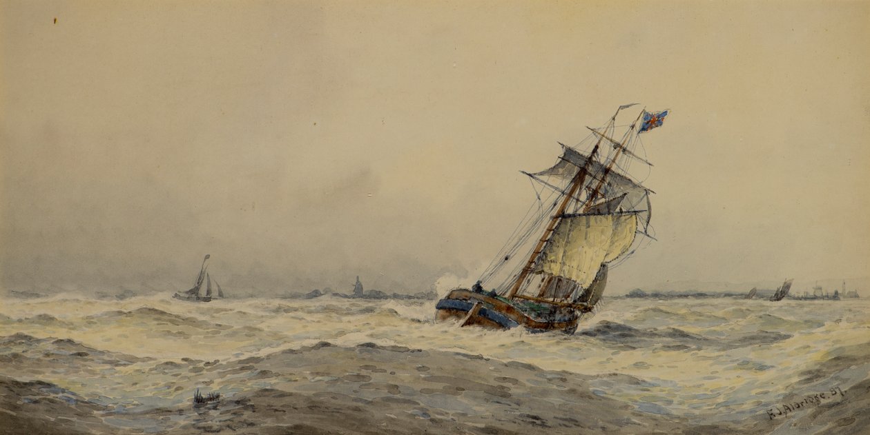 A Sou-Wester by Frederick James Aldridge