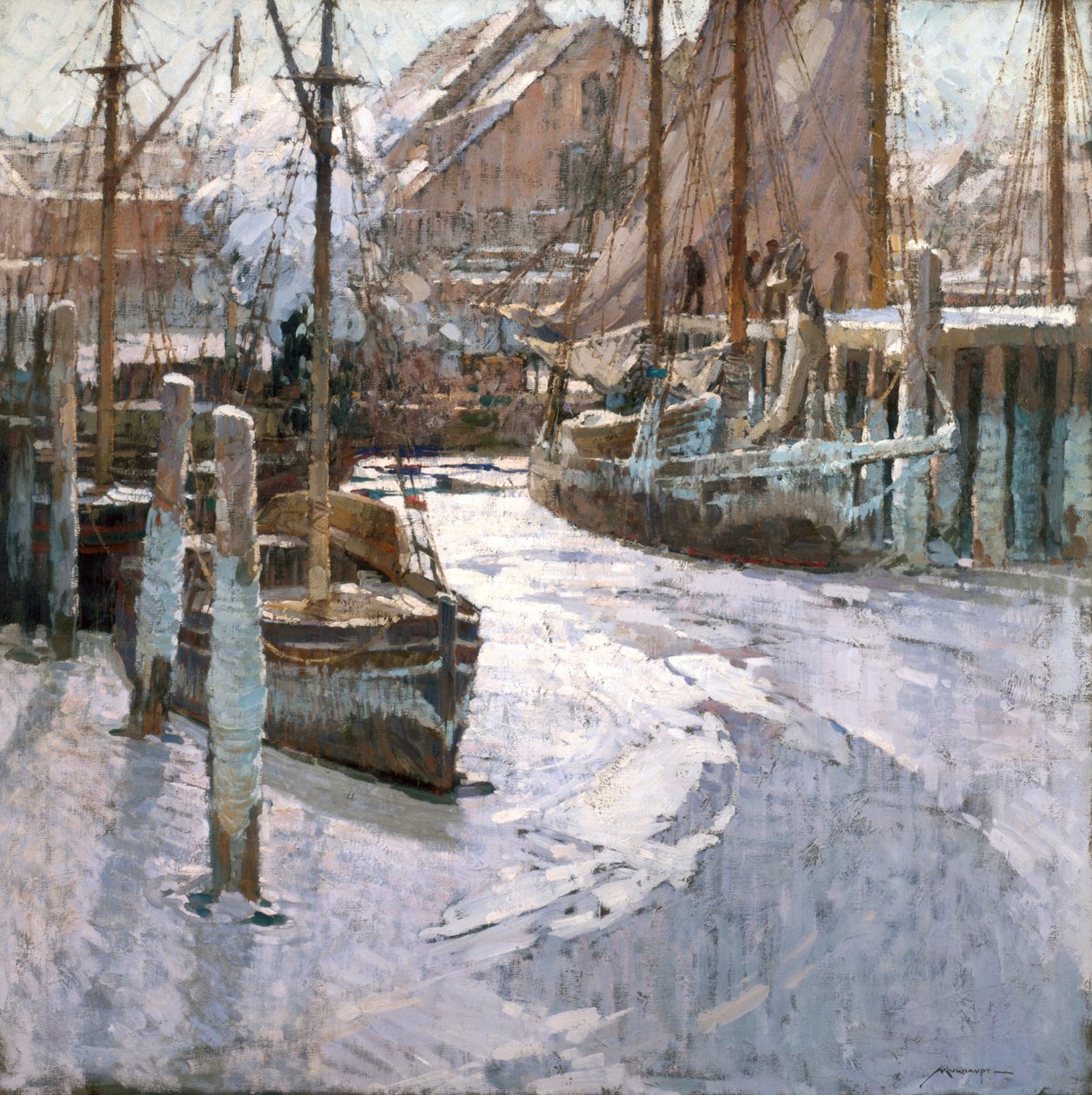 Ice Bound Vessels by Frederick John Mulhaupt