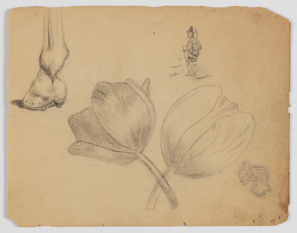 Sketchbook Page by Frederick Krieg