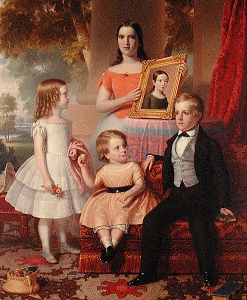 The Clark Children by Frederick R. Spencer