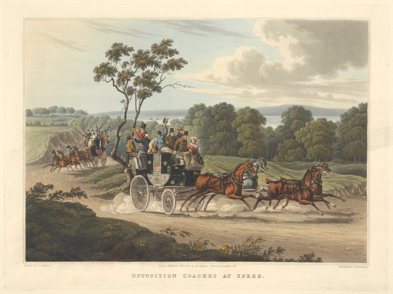 Opposition Coaches at Speed by Frederick Rosenberg