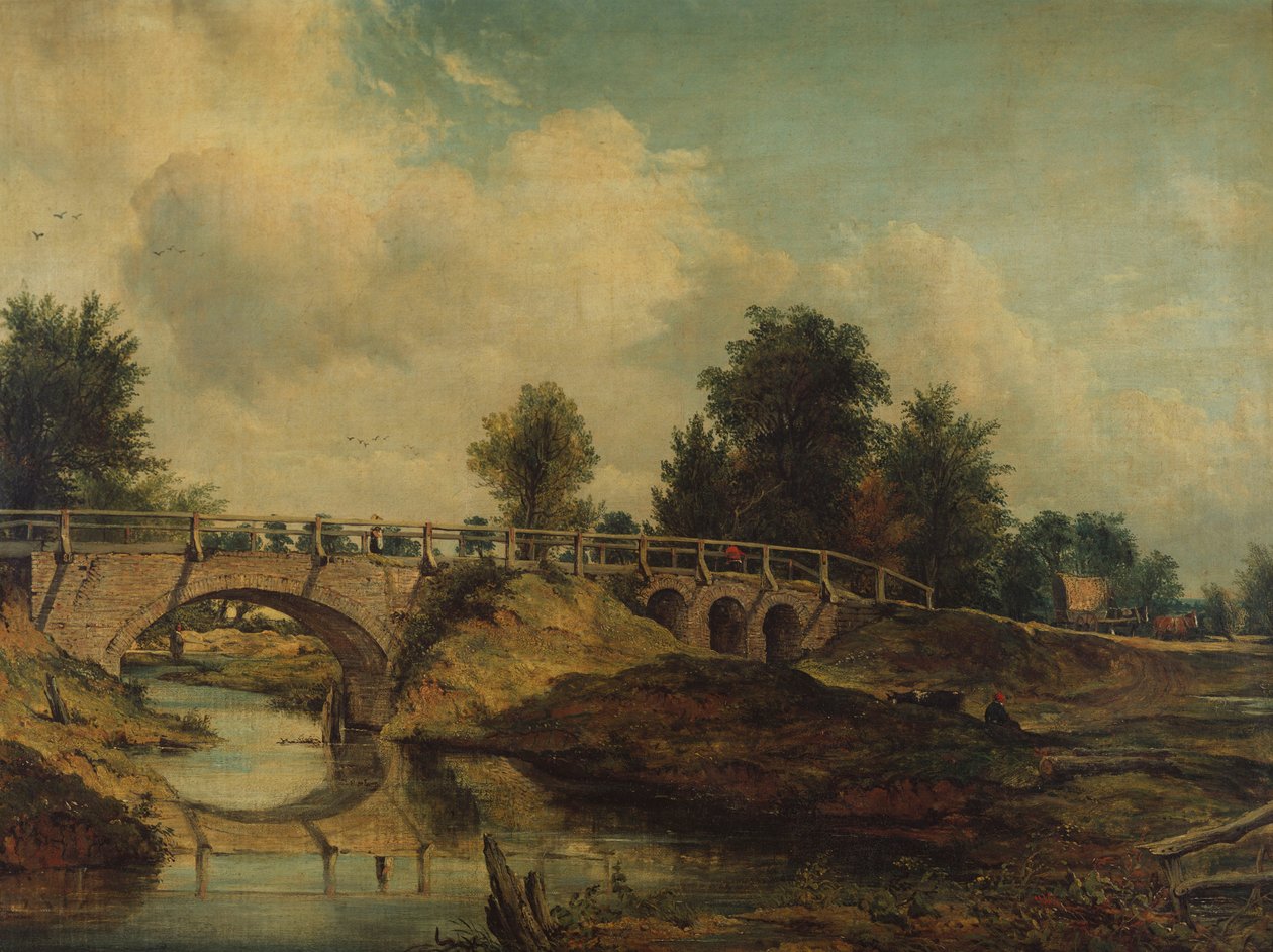 The Bridge over the River Stour by Frederick Waters Watts