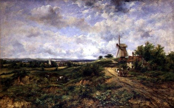 View of Hampstead Heath by Frederick Waters Watts