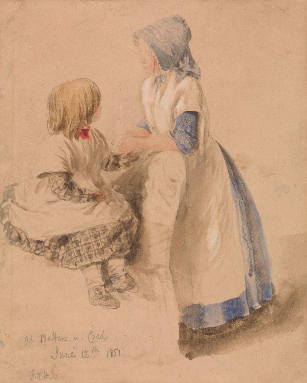 Welsh Children by Frederick William Hulme