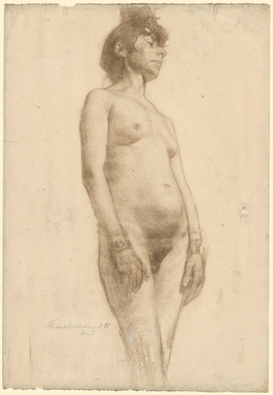 Nude Woman Standing by Frederick William MacMonnies